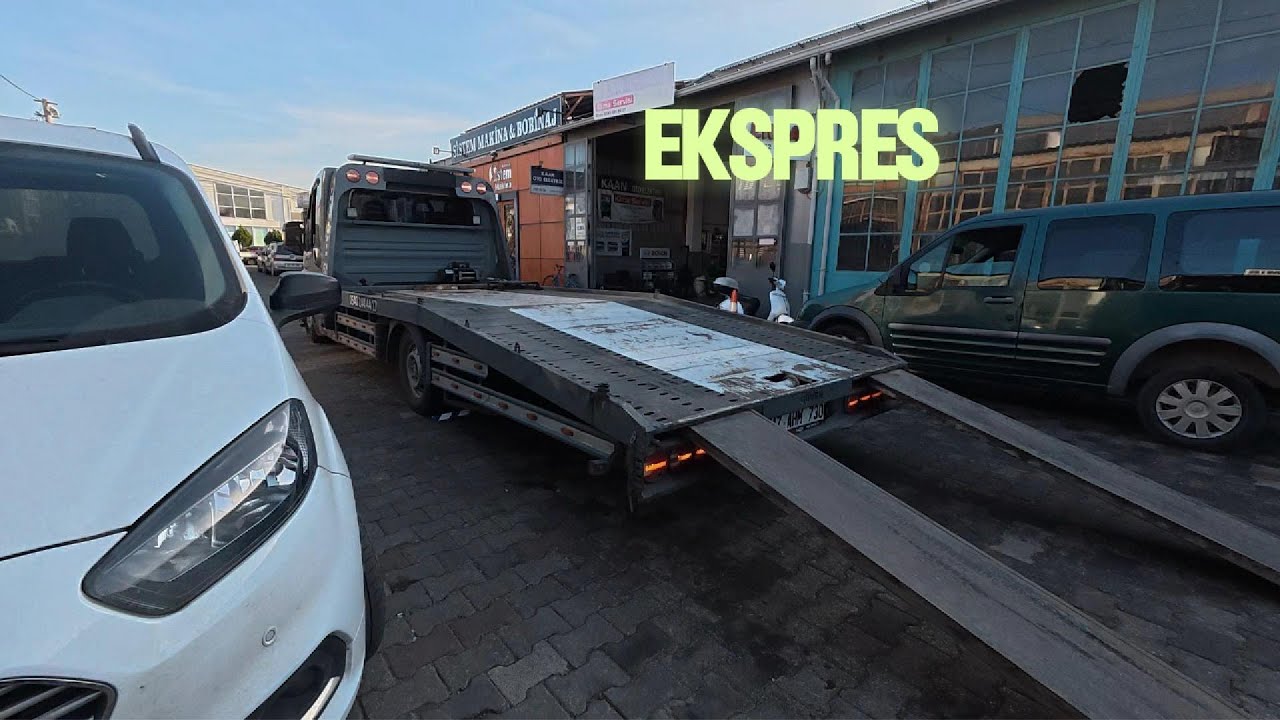 Binek Araç Çektik.(Hararet yapmış CORSA)