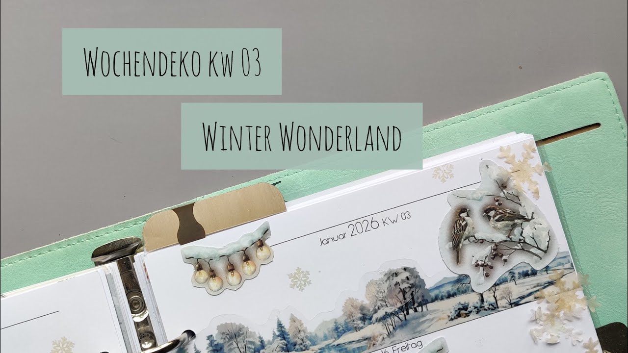 Winter Wonderland | KW 03 im Filofax | dekoriat