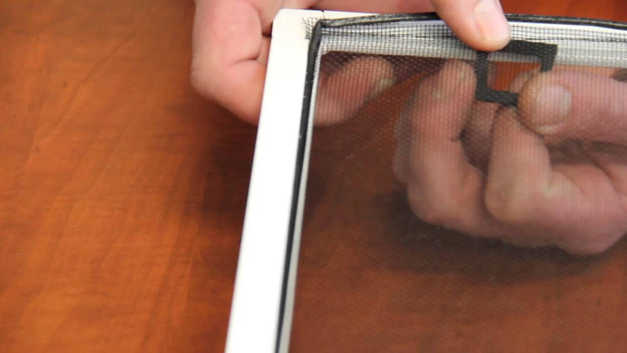 Installing or Replacing Screen Tabs