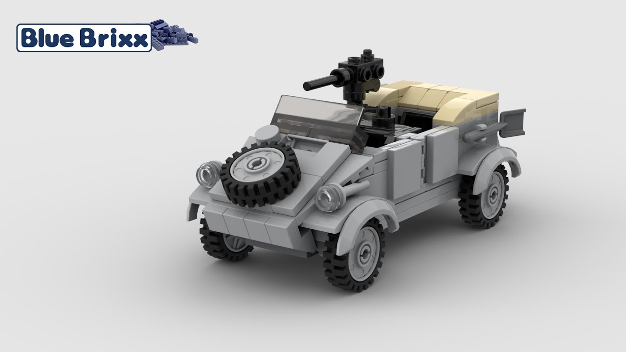 BlueBrixx - Special 101333: WWII Kubelwagen Type 82 - Lego Speed Build by Brickocate