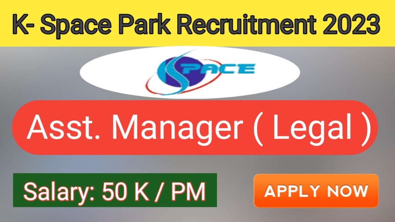 Asst. Legal Manager :- Space Park Recruitment | Legal Jobs |