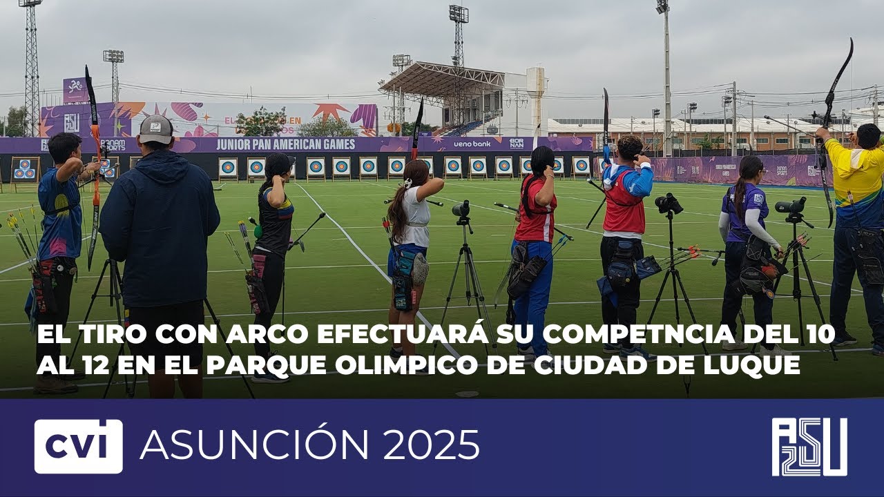 El tiro con arco efectuará su competencia del 10 al 12 en el Parque Olímpico de Ciudad Luque