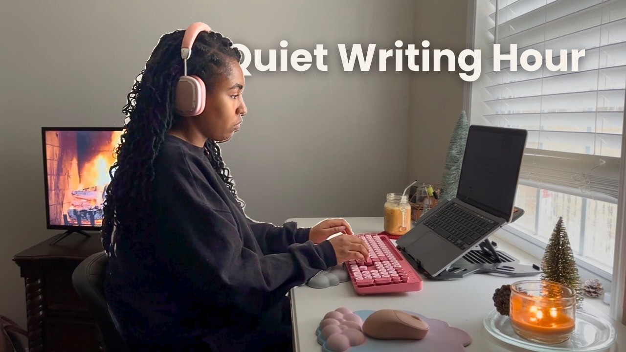 Cozy 1 Hour Write With Me ❄️ Snowstorm Ambience