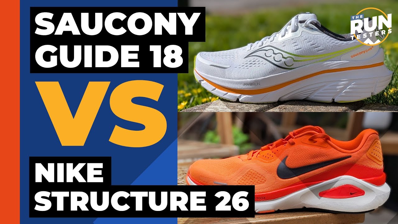 Saucony Guide 18 Vs Nike Structure 26 | We compare the two daily stability shoes