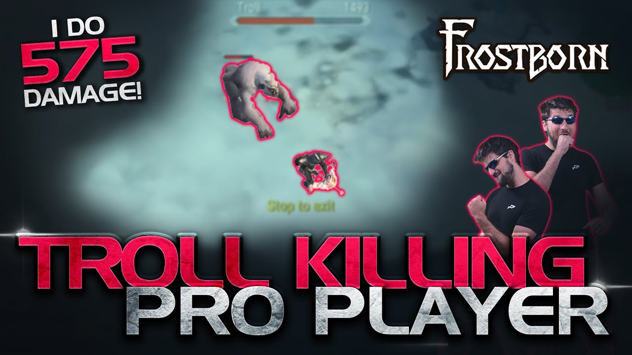 I KILLED the TROLL in Frostborn! (SO MUCH HP) - New Pro Series Episode 1 - JCF