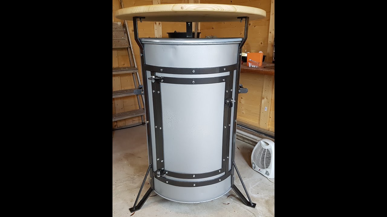 Stehtisch aus Ölfaß | High table made of oil barrel DIY ...Alles.Handarbeit