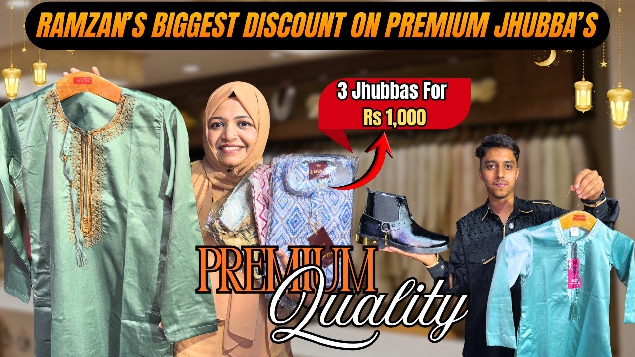 Bangalore’s Biggest Ramzan Sale 2026! 3 Jubbas for ₹1000 😳 | Tilak Nagar