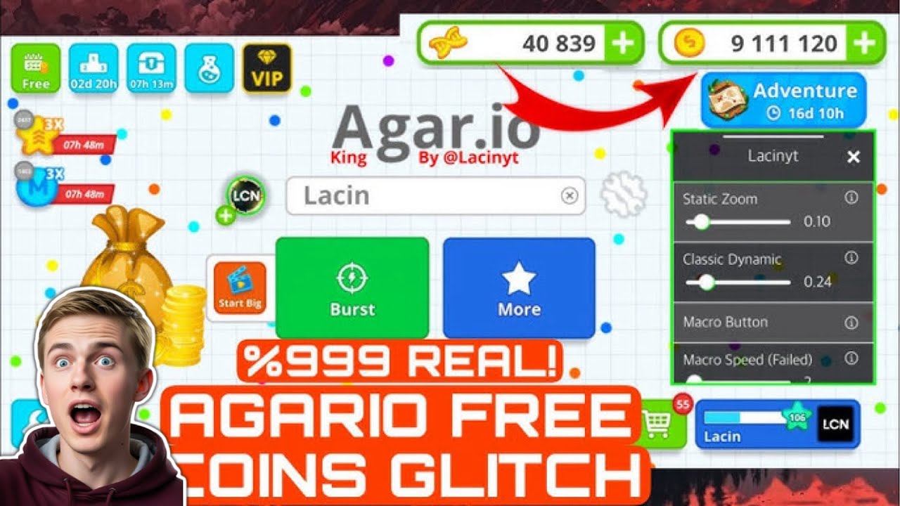 Agar.io How to get FREE UNLIMITED coins in agario HACK! 2025