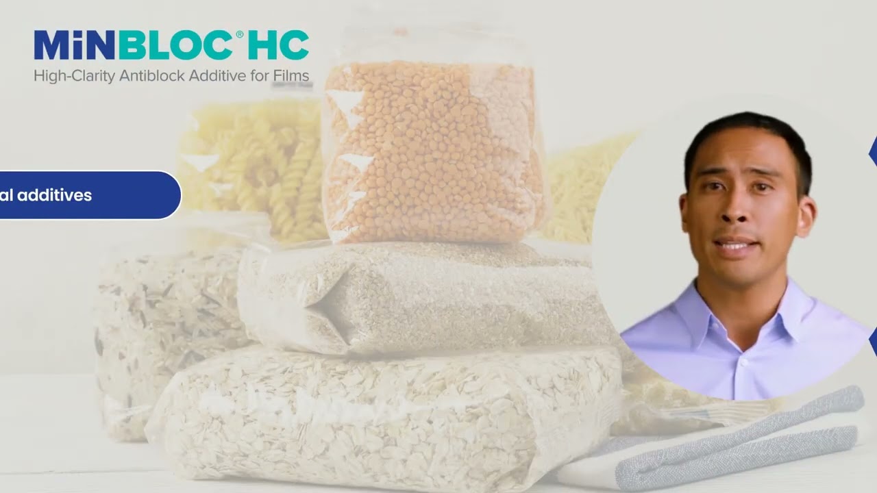 Food and Pharma Applications of MINBLOC&reg; HC High-Clarity Antiblock Additive for Films