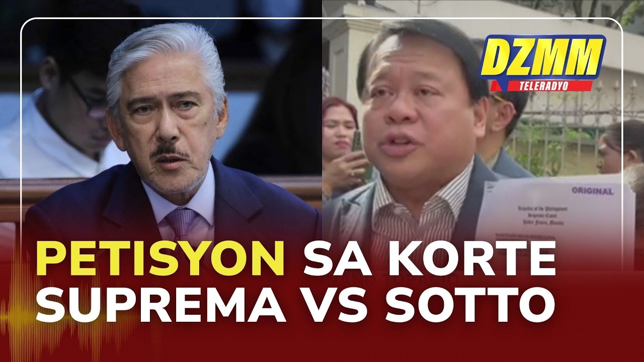 Topacio, others file petition vs SP Sotto over alleged power disrespect | (13 February 2026)