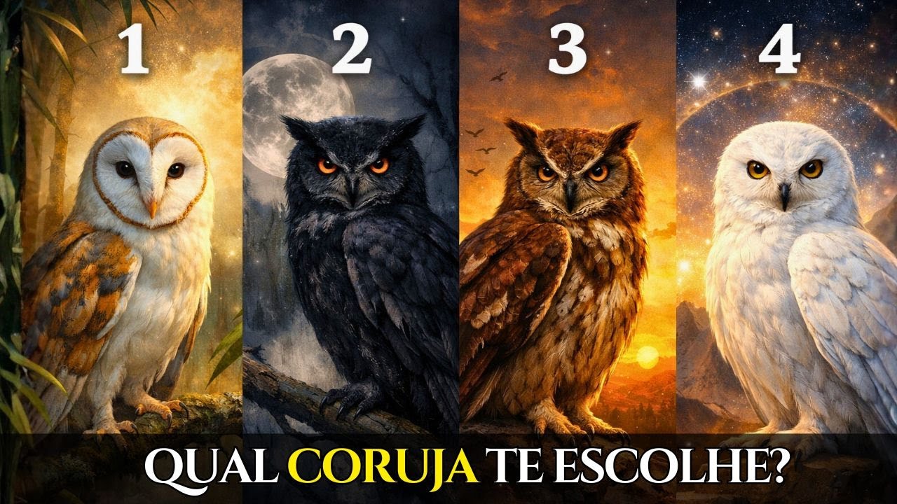 Escolha uma coruja — Um teste psicológico junguiano sobre o seu caminho interior