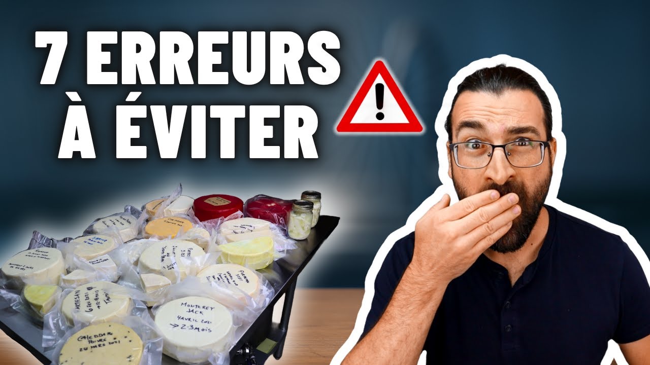 7 ERREURS à éviter en faisant son FROMAGE à la maison! (ANECDOTES désastreuses en prime!)