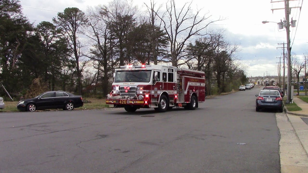 Fairfax County NEW Engine 426, and Medic 426 Responding