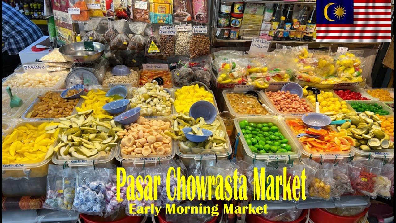 Pasar Chowrasta Market | Morning Walk in Penang