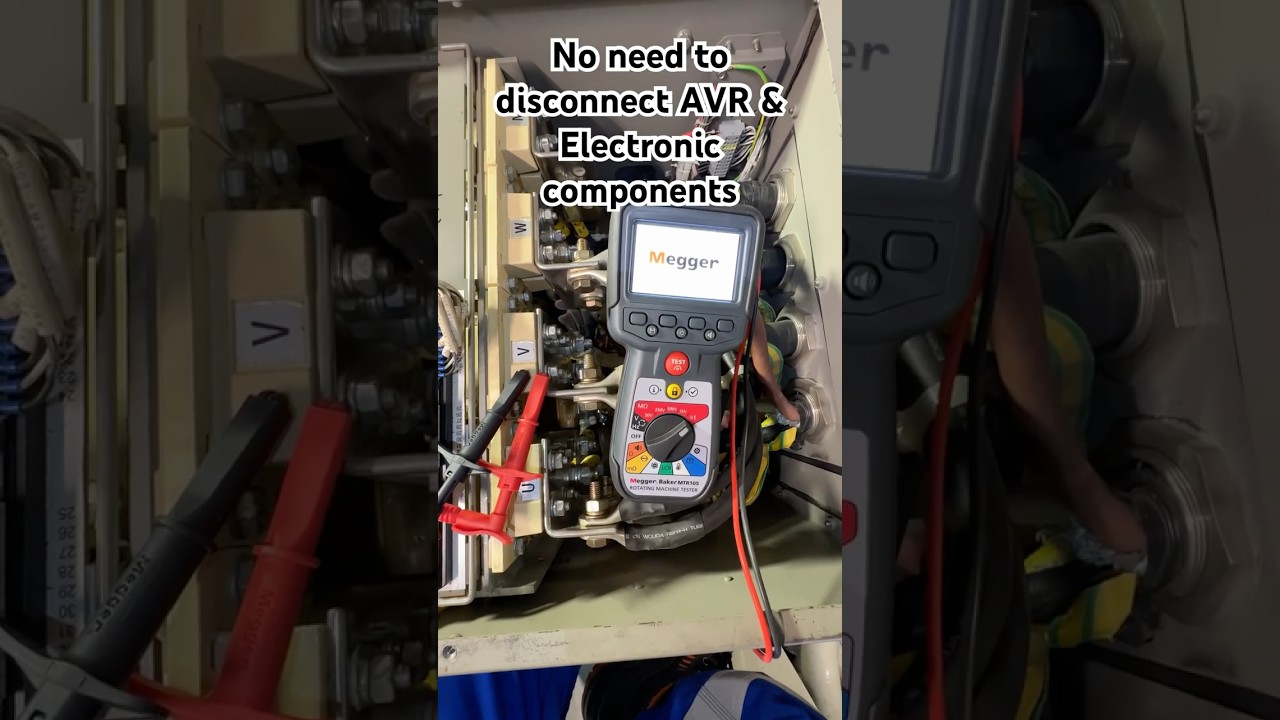 Generator Megger Test WITHOUT Disconnecting AVR | DAR Method | #ProbeTips