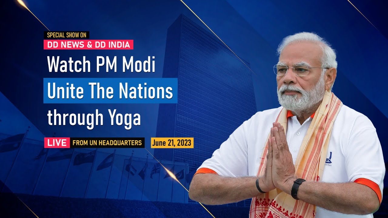 Watch PM Narendra Modi perform Yoga Live at UN Headquarters | 21.06.2023