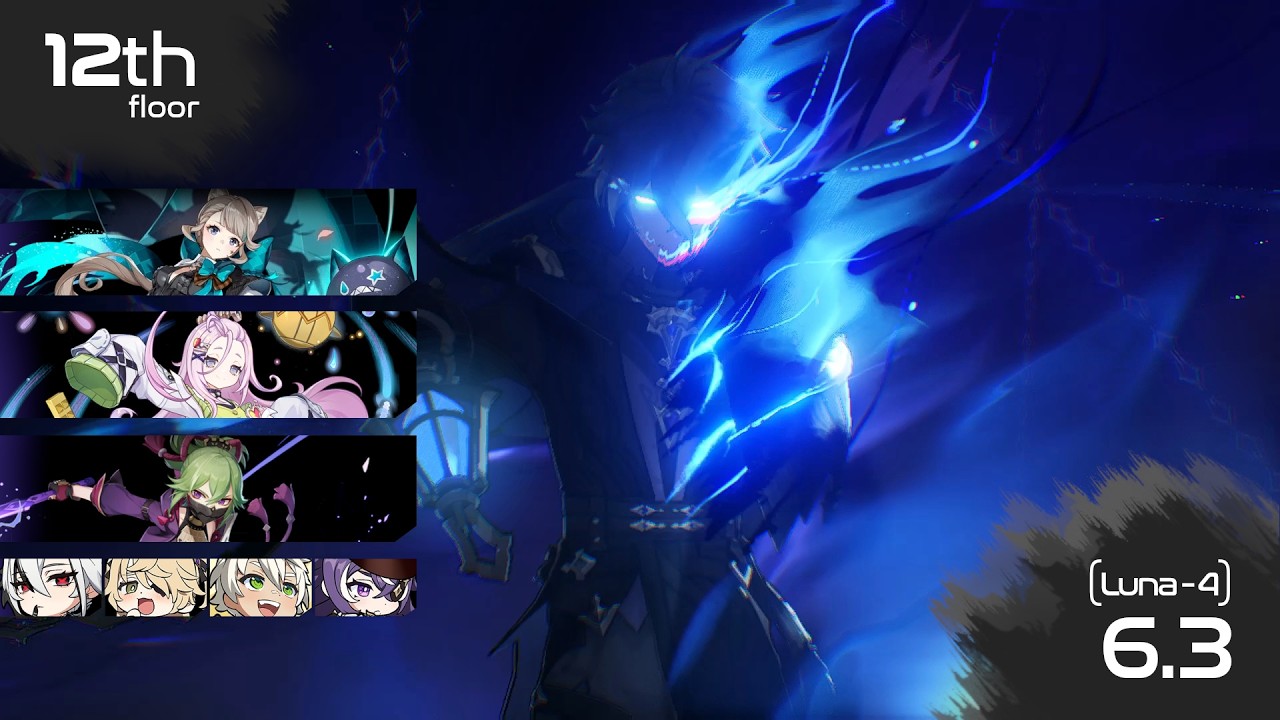 Flins C0 Lunar-Charge & Arlecchino C1R1 Overload | Genshin Impact (Spiral Abyss Luna 4)