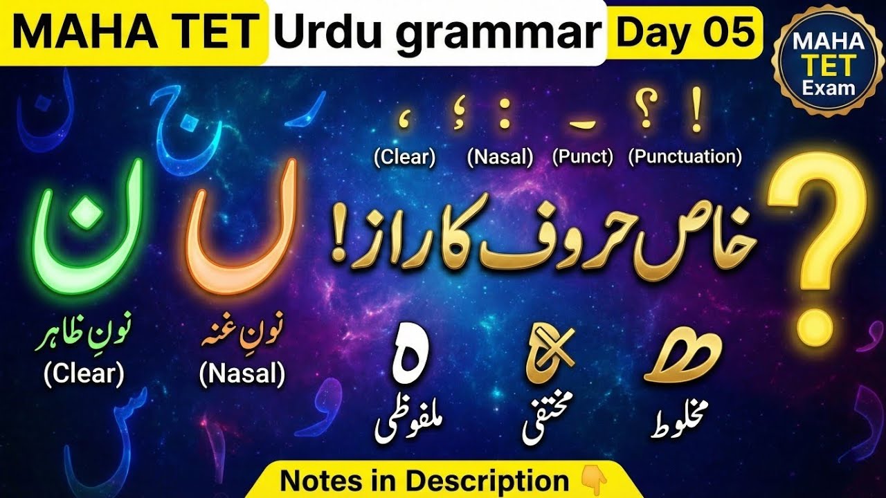 Urdu Grammar Day 05 | Noon Ghunna &Haye Mukhtafi | Punctuation Marks Explained