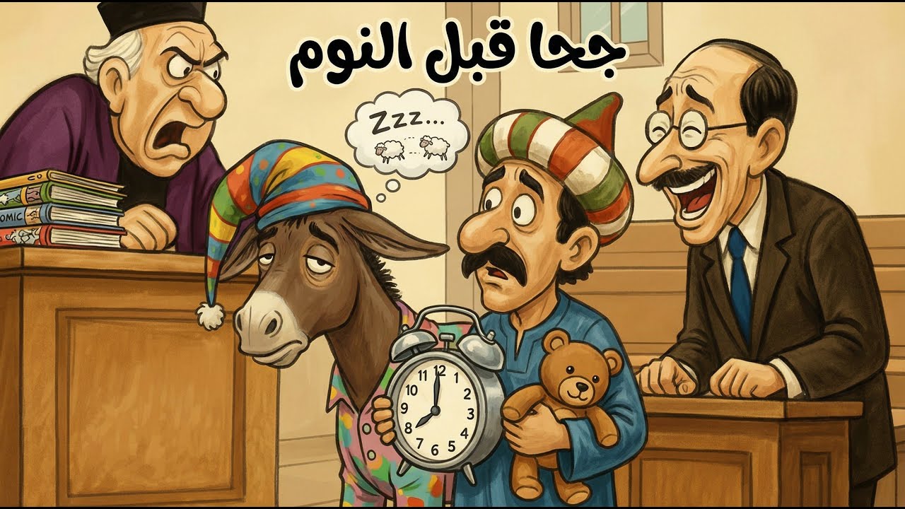 استمع لقصص جحا الممتعة والمضحكة قبل النوم 🎧 حلقة 1