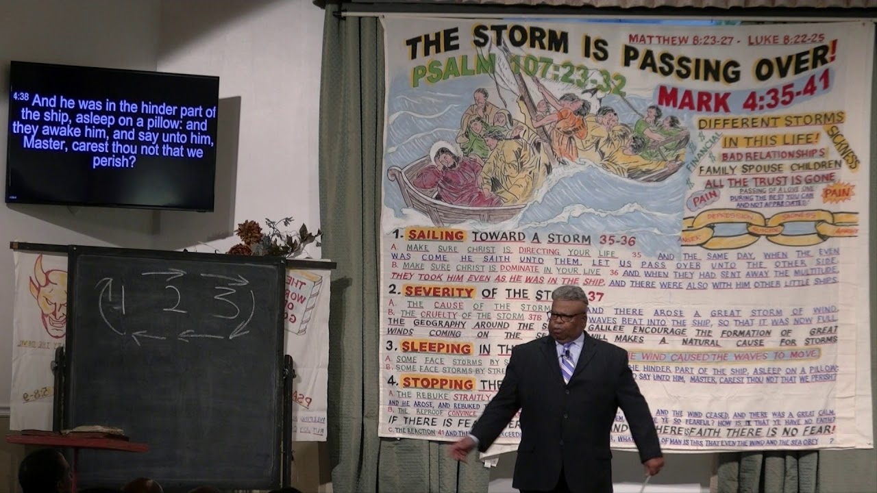 THE STORM IS PASSING OVER