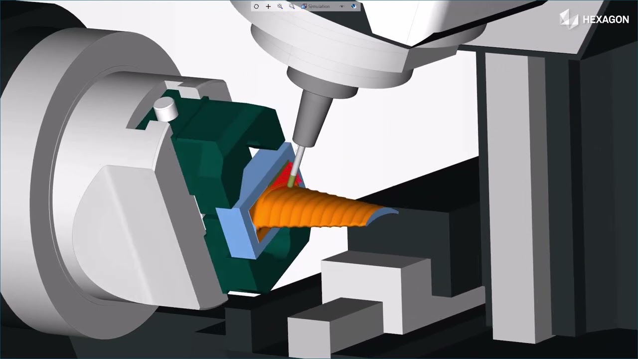 5-Axis Drive Profile Pattern with ESPRIT