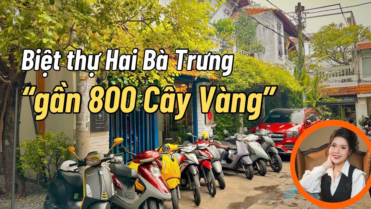 Gần 800 cây vàng, biệt thự ngay Hai Bà Trưng, 15x15m,có nên mua?
