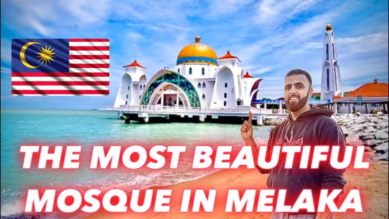 I VISITED A MASJID BUILT BY THE SEA | MELAKA, MALAYSIA 🇲🇾| SERENE & PEACEFUL MOSQUE