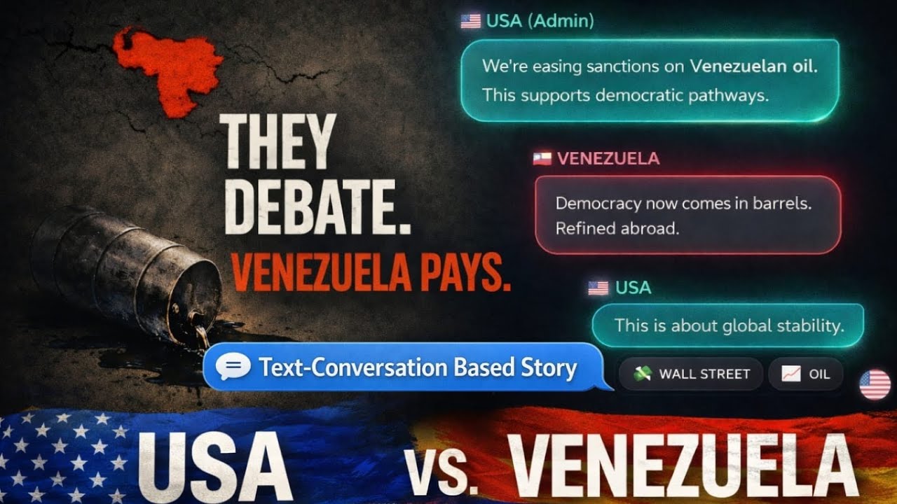 Oil, Sanctions & Silence — A U.S.–Venezuela Chat 