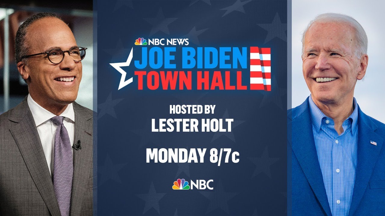 Joe Biden Town Hall Hosted By Lester Holt | NBC News NOW