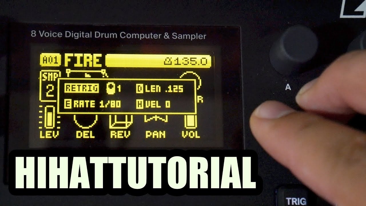 How to make Hi Hat Rolls on the Elektron Digitakt