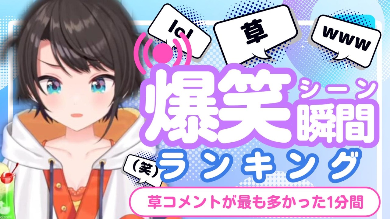 【2月20日】ホロライブ草コメントランキング TOP7 Hololive funny moments ※ネタバレあり