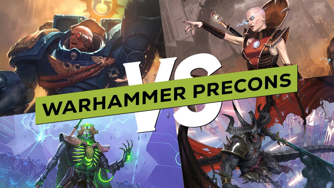 Marneus, Lucea, Be'lakor, Imotekh | Warhammer Precons Commander Gameplay
