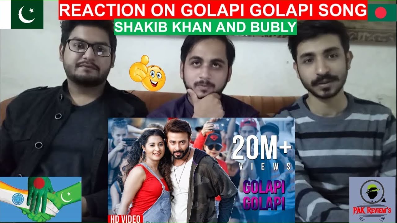 Pakistani Reaction On Golapi Golapi (Full Video) l Shakib Khan l Bubly  l Chittagainga Powa