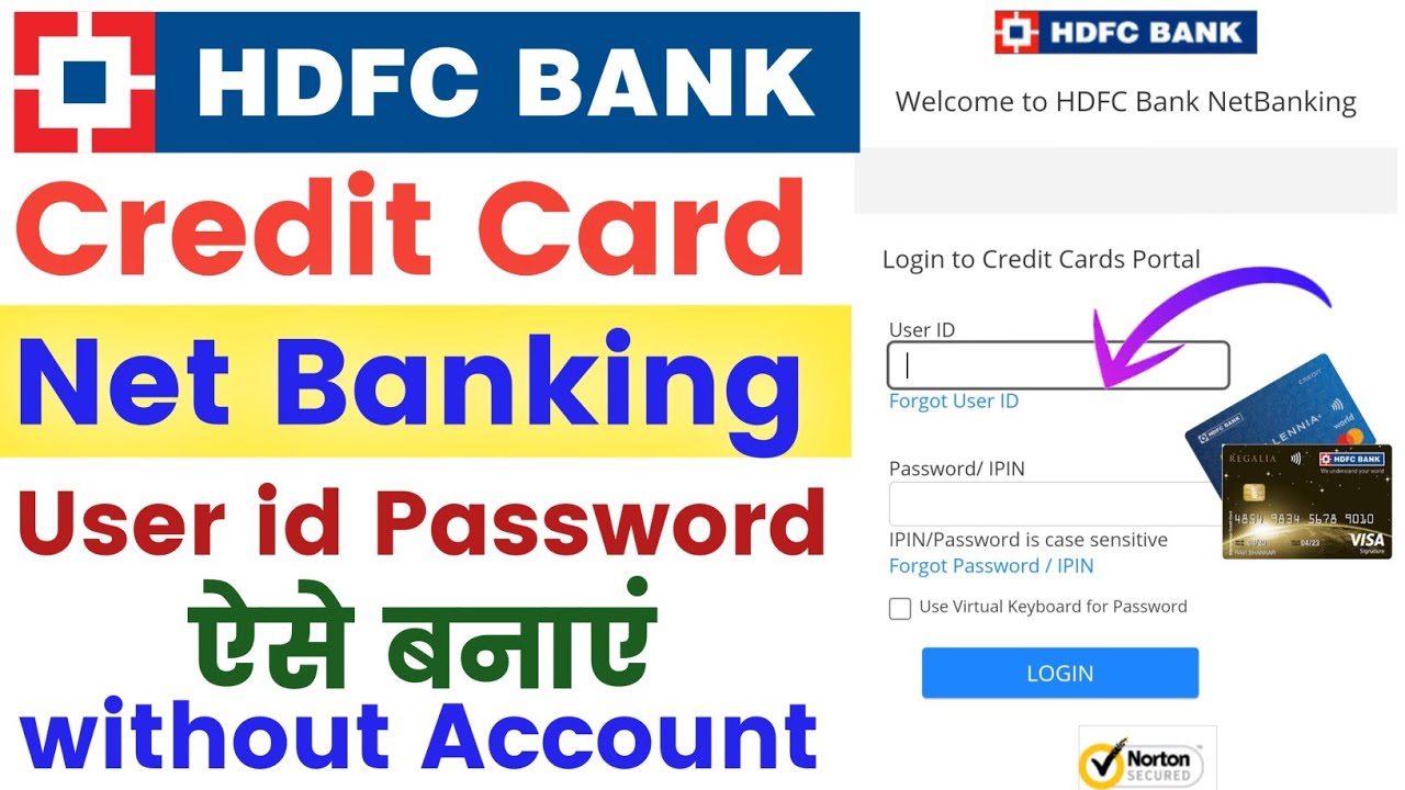 Paytm hdfc credit card ka user id password kaise banaye|Hdfc Bank Credit Card Net Banking Login|