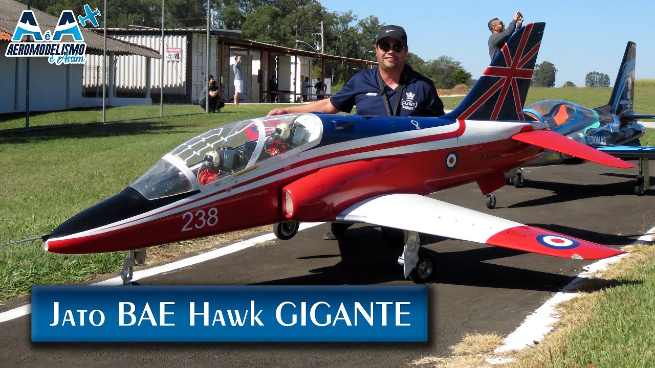 BAE Hawk GIGANTE voado pelo Renato França