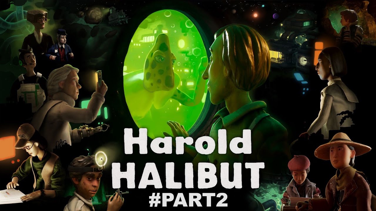 Harold Halibut Full Walkthrough Part 2 (No Commentary) @1440p Ultra 60Fps