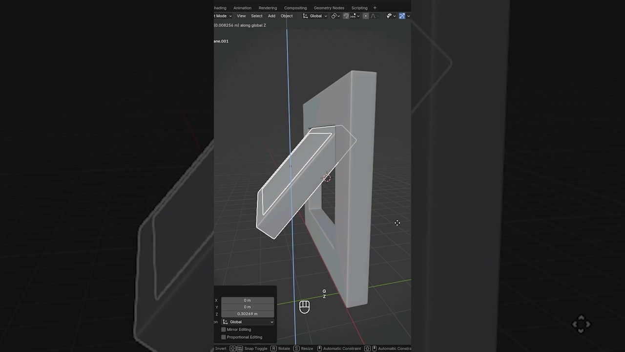 Dicas de rota&ccedil;&atilde;o de objetos no Blender! #blender #tutorialblender #dicasblender #atalho