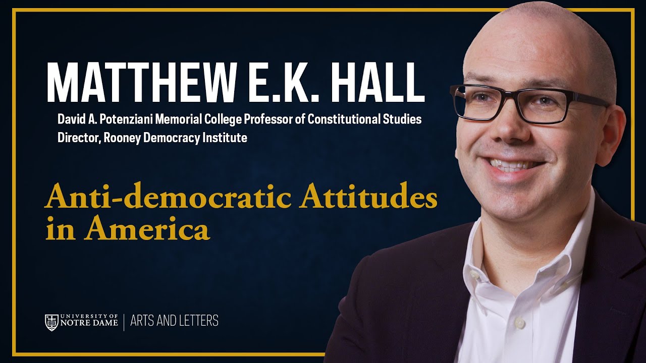 Anti-democratic Attitudes in America &ndash; Matthew E. K. Hall
