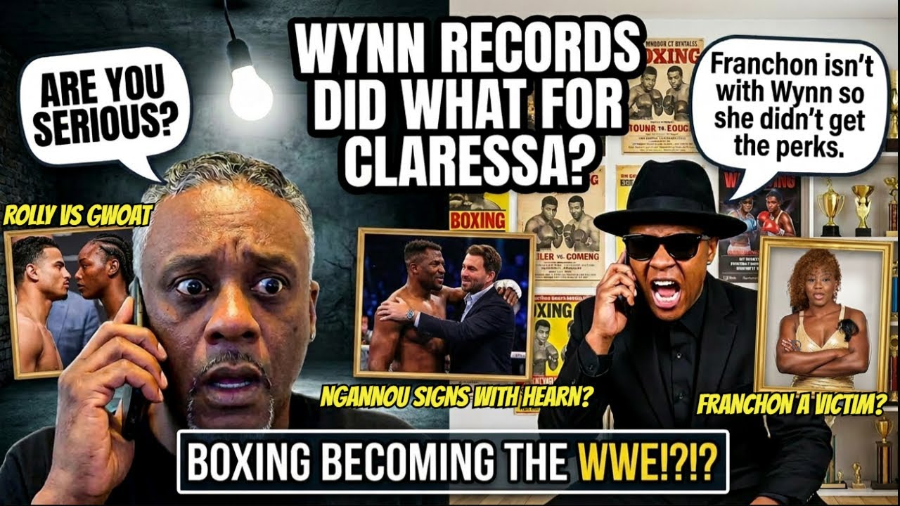 Franchon Set Up?! Caller From Claressa’s Camp Sparks Drama + Ngannou To Hearn + Rolly Debate.
