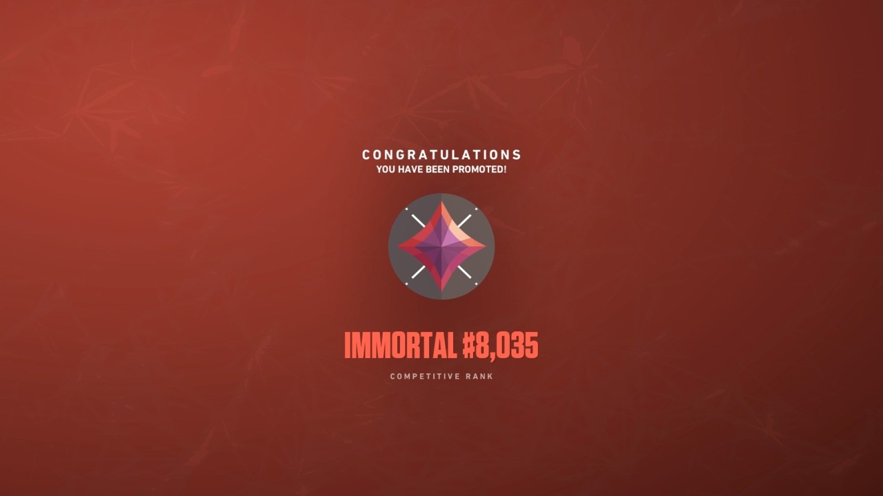 finally immortal after almost 5 years