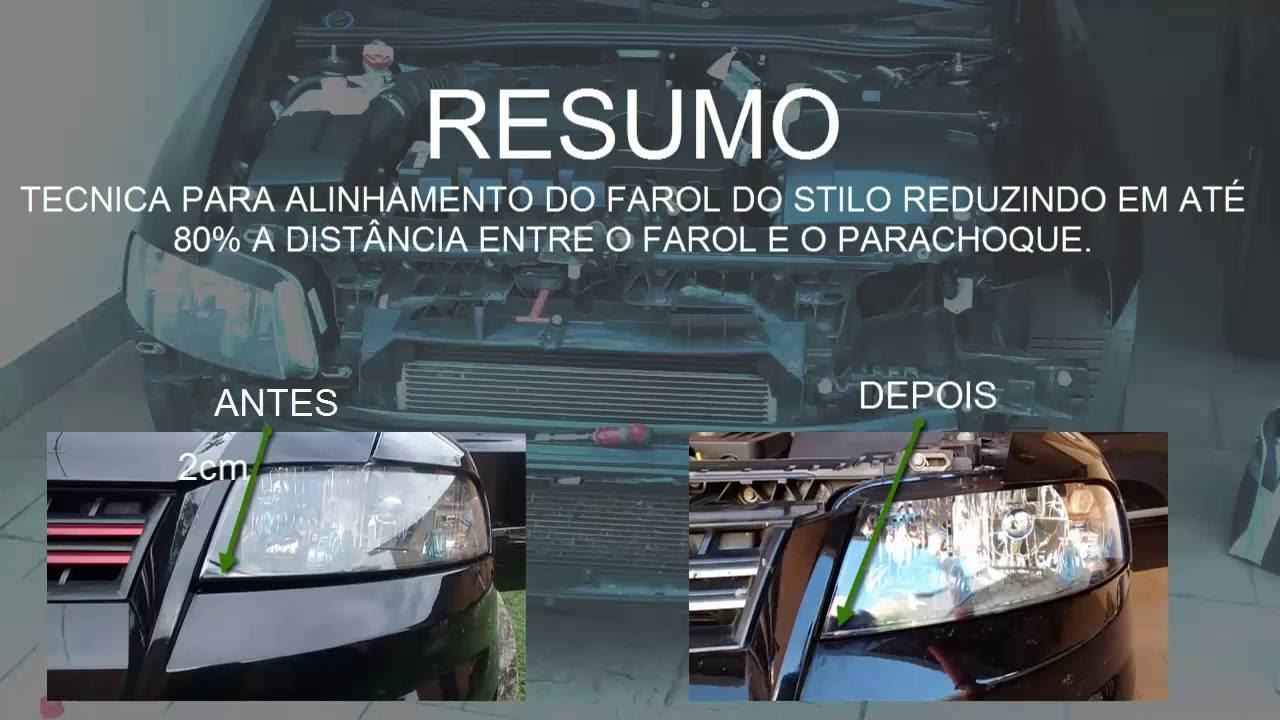 Tutorial - Alinhamento do parachoque Fiat Stilo - stiloclube.com.br