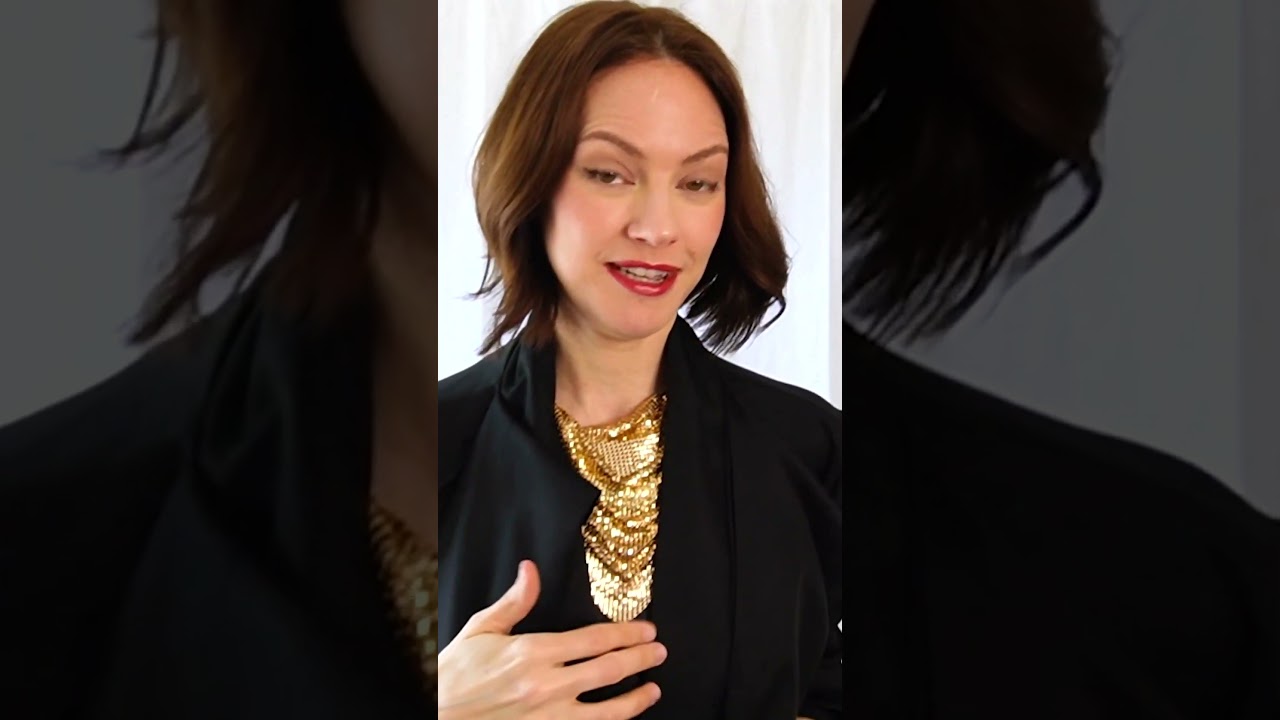 Don't know how to wear your statement necklace? Try a neutral outfit |  Style over 40