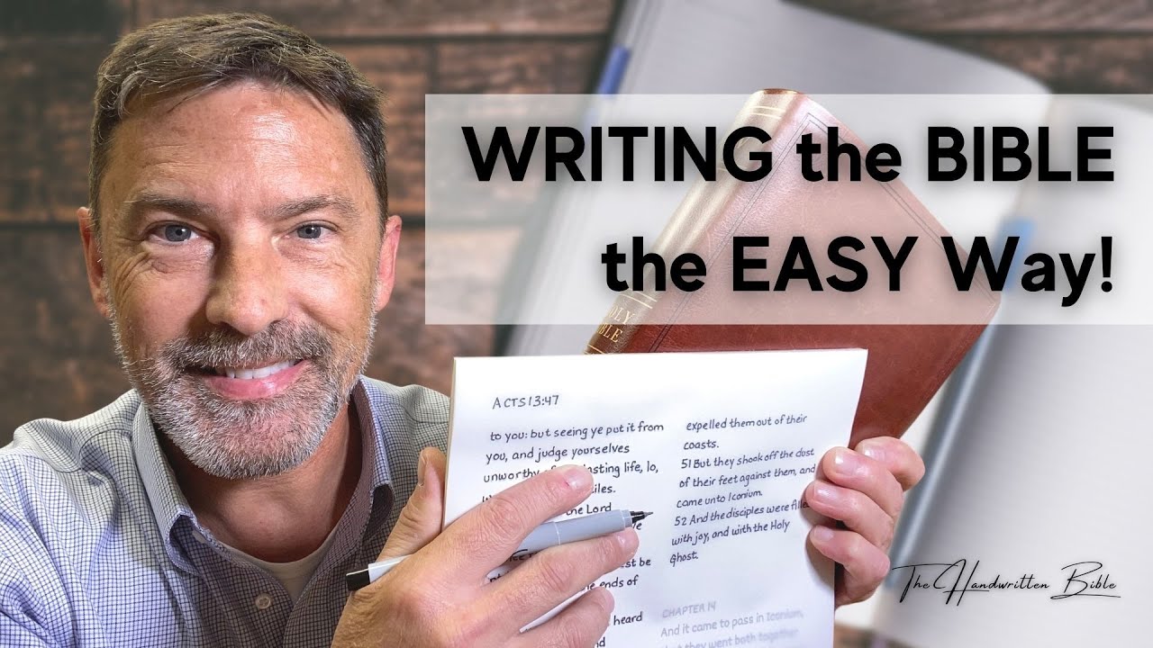 The Handwritten Bible Update & Tracing Method Demonstration