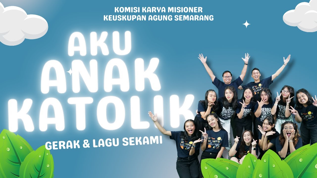 ⭐AKU ANAK KATOLIK ⭐ GERAK & LAGU SEKAMI - PIA - PIR - ANAK KATOLIK - ANAK MISIONER