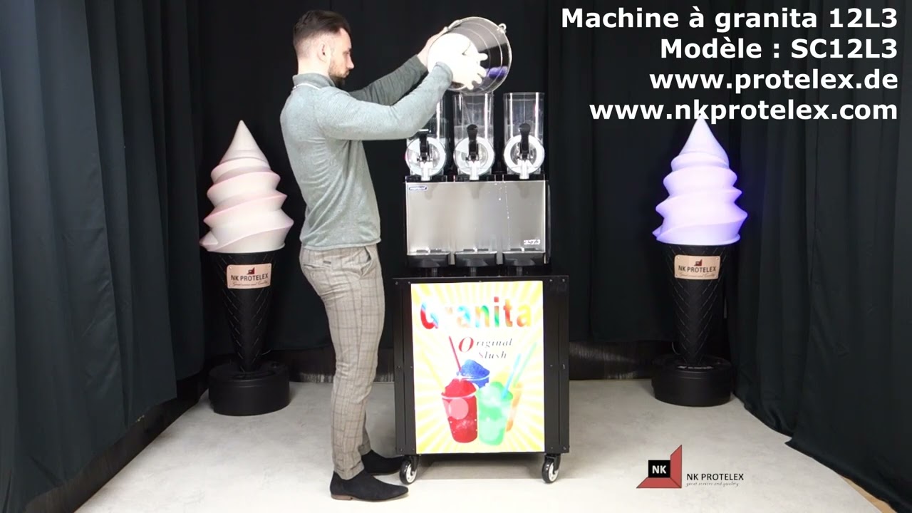 Machine a granita 12L3 1300W PROTELEX