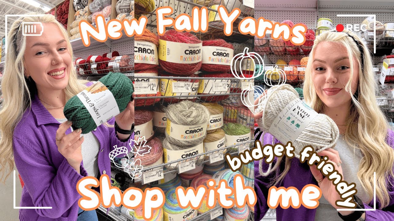 Уютный магазинчик со мной &mdash; что новенького в Michaels?! Бюджетная пряжа на осень 2025 года + стар...