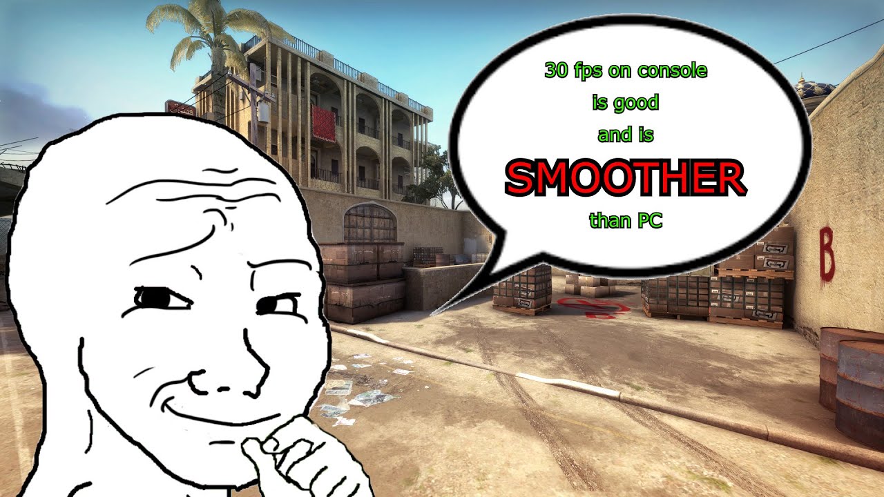 30fps on console is GOOD and is SMOOTHER than 30fps on pc apparently...