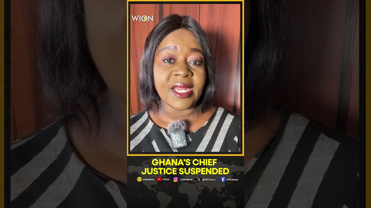 Ghana's Chief Justice Gertrude Torkornoo Suspended By President Mahama | WION Shorts