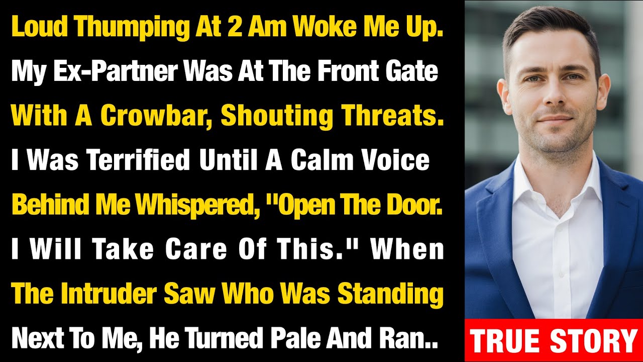 Loud Thumping At 2 Am Woke Me Up. My Ex-Partner Was At The Front Gate With A Crowbar, Shoutin...