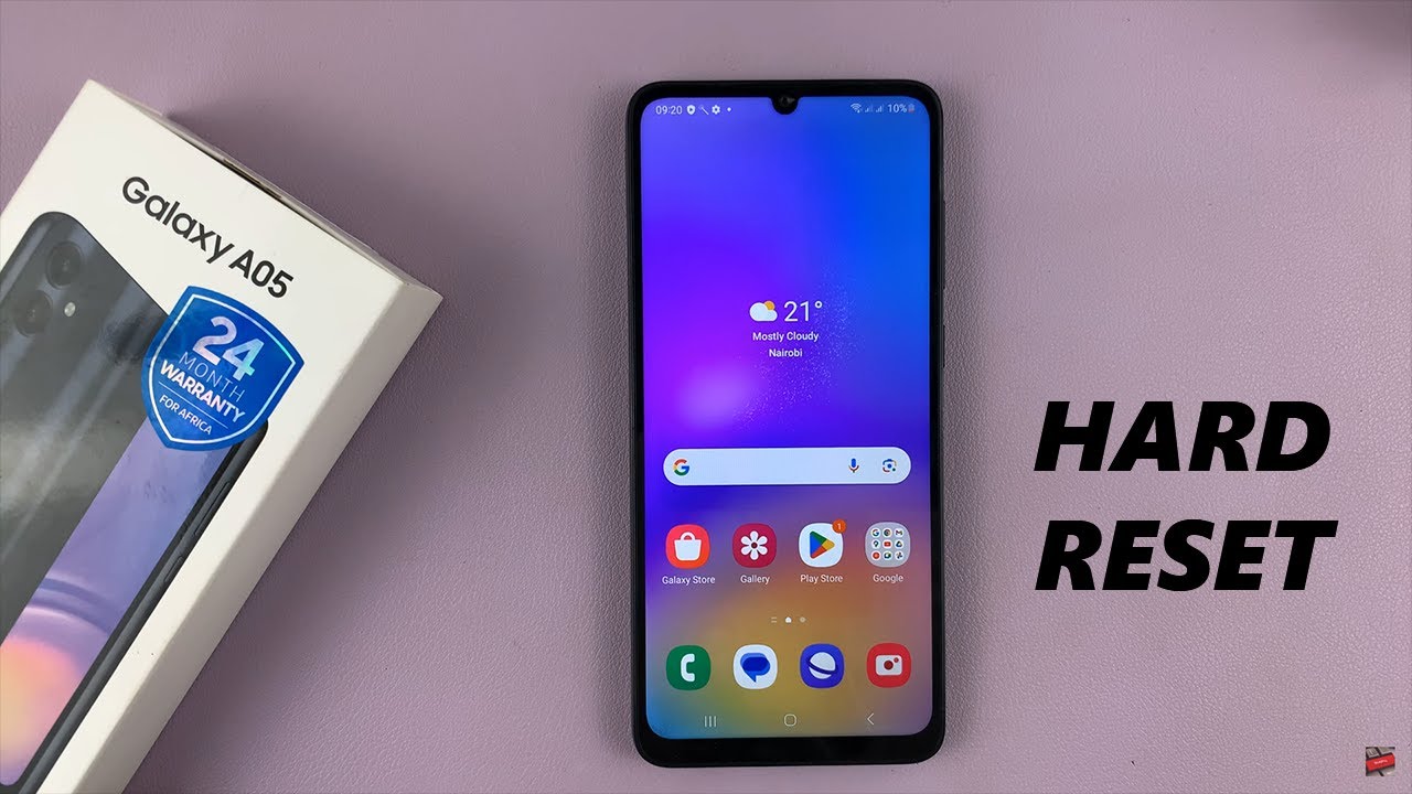 Как сделать полный сброс настроек Samsung Galaxy A05